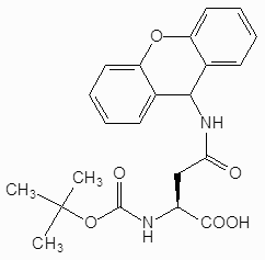boc-asn (xan) -oh [cas no . 65420-40-8]